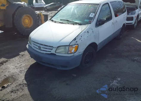2001 Toyota Sienna Ce from USA, damaged, VIN 4T3ZF19C11U394503
